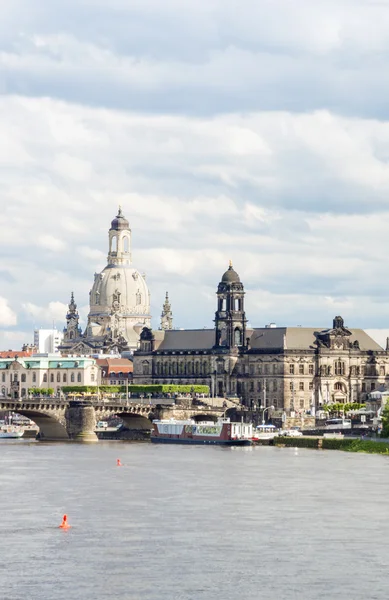 Dresde Skyline, Alemania, Europa — Foto de Stock