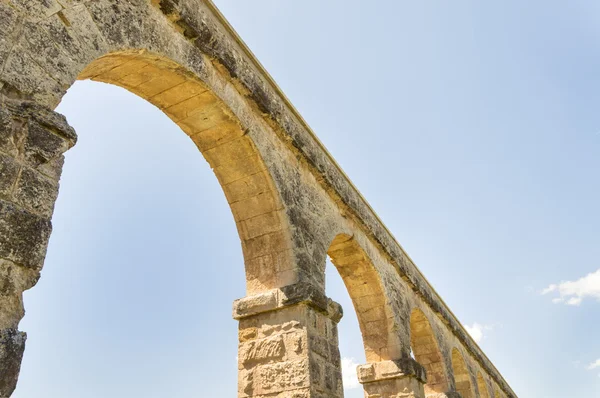 Ancient Roman Aqueduct in Spain, Europe — Stock Photo, Image