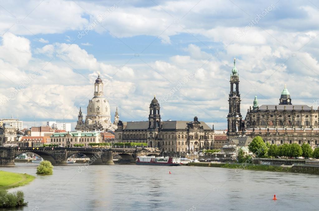 Dresden Skyline, Germany, Europe