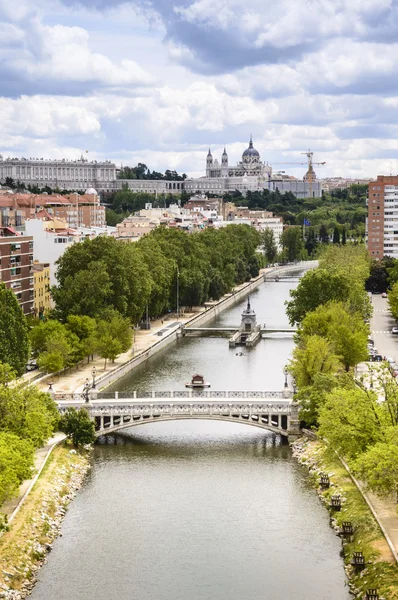 Panorama of Madrid, Capital City of Spain, Europe — Stock Photo, Image