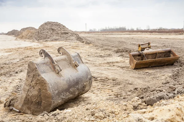 Construyendo una nueva carretera — Foto de Stock