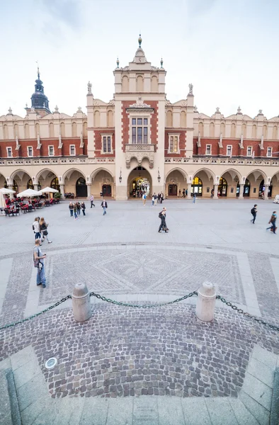 Tržního náměstí v Krakově, Polsko — Stock fotografie