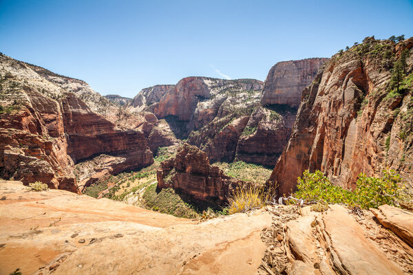 Каньон в национальном парке Зайон, Юта, США
