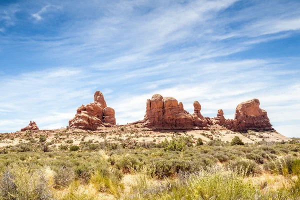 Arco da Torre no Parque Nacional dos Arcos, Utah — Fotografia de Stock