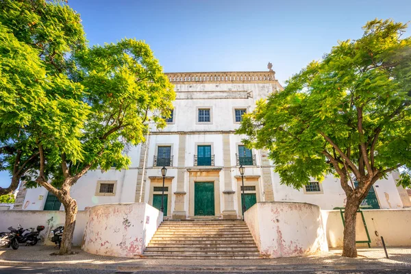 Eingang Zum Lethes Theater Der Innenstadt Von Faro Algarve Portugal — Stockfoto