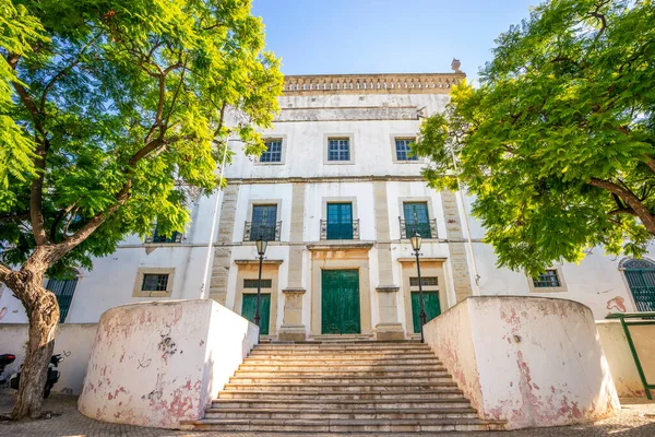 Eingang Zum Lethes Theater Der Innenstadt Von Faro Algarve Portugal — Stockfoto