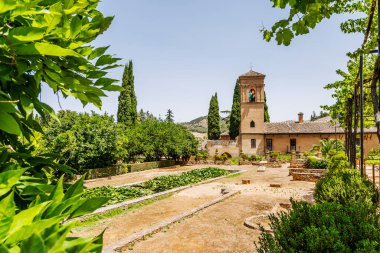 San Francisco Manastırı Granada, Endülüs, İspanya 'daki Alhambra sarayı kompleksinde.