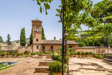 San Francisco Manastırı Granada, Endülüs, İspanya 'daki Alhambra sarayı kompleksinde.