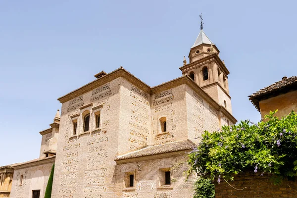 Igreja Santa Maria Encarnacion Alhambra Palácio Complexo Granada Andaluzia Espanha — Fotografia de Stock