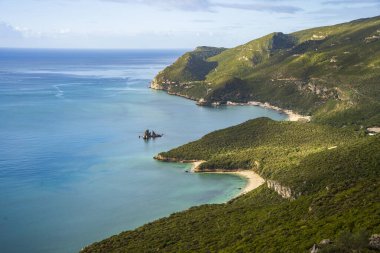 Beautiful morning landscape of Natural Park of Arrabida, next to Setubal, Portugal