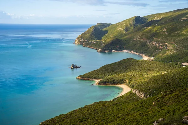 Beautiful Morning Landscape Natural Park Arrabida Next Setubal Portugal — Fotografia de Stock