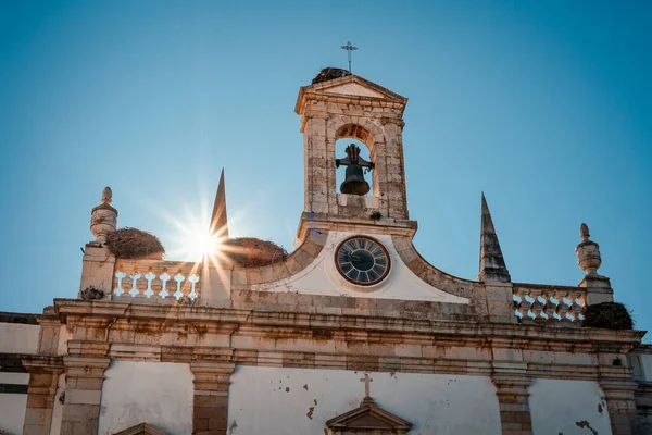Historic Entrance Downtown Old Town Known Arco Vila Faro Algarve — Stock Photo, Image