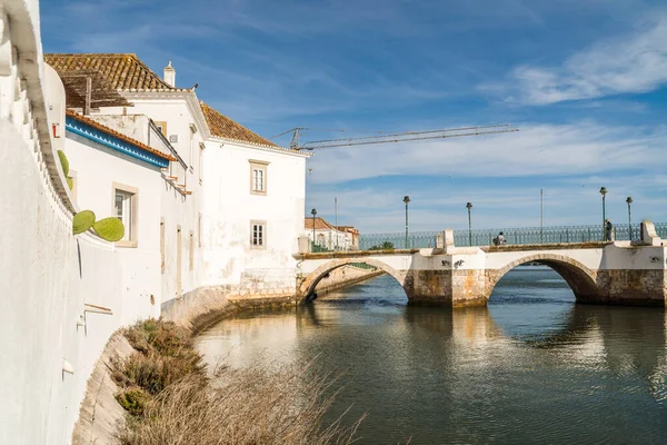 Историческая Тавира Реке Гилао Алгарве Португалия — стоковое фото