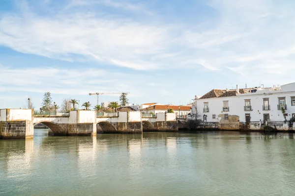 Историческая Тавира Реке Гилао Алгарве Португалия — стоковое фото