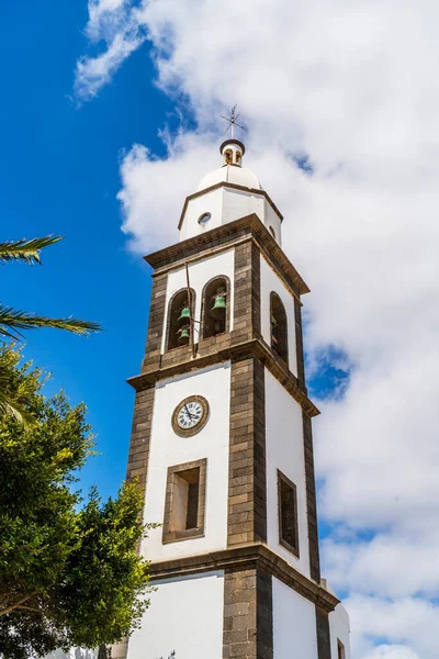 Historyczna Parafia San Gines Centrum Arrecife Lanzarote Wyspy Kanaryjskie Hiszpania — Zdjęcie stockowe