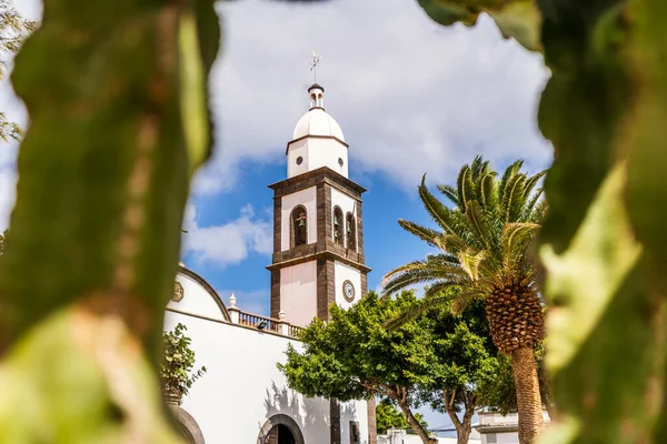 Historyczna Parafia San Gines Centrum Arrecife Lanzarote Wyspy Kanaryjskie Hiszpania — Zdjęcie stockowe