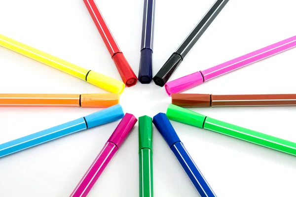 Penna a colori — Foto Stock