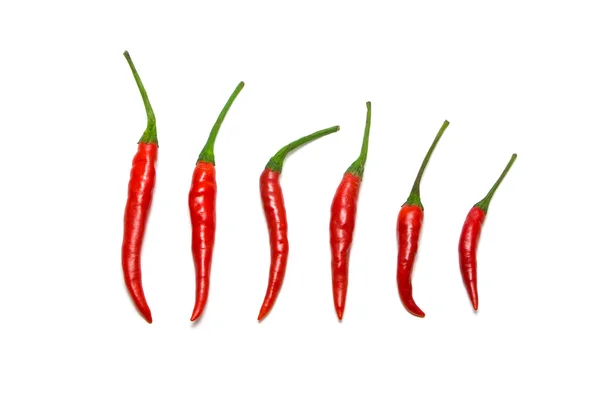 Selección de chiles rojos — Foto de Stock