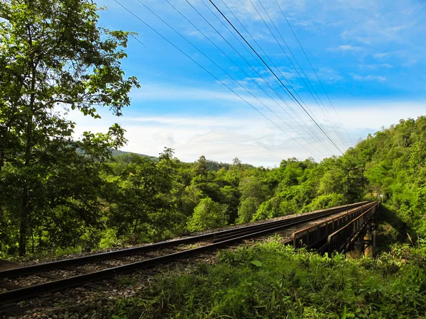 Železnice — Stock fotografie