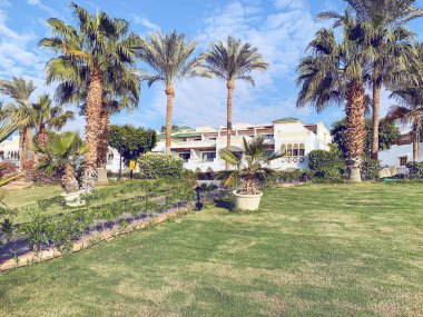 Sharm El Sheikh tatil köyünün bir parçası - Mısır 'ın gezginler arasındaki en popüler tatil yerlerinden biri..