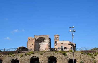 Tempio di Venere e Roma ve Basilica di Santa Francesca Romana Roma Tarih Merkezi 'nde