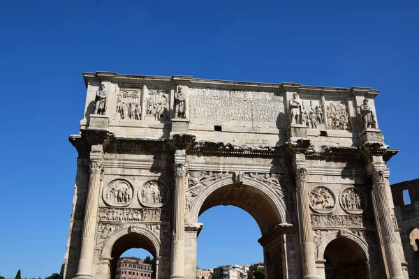 Arc Constantin Dans Centre Historique Rome Italie — Photo