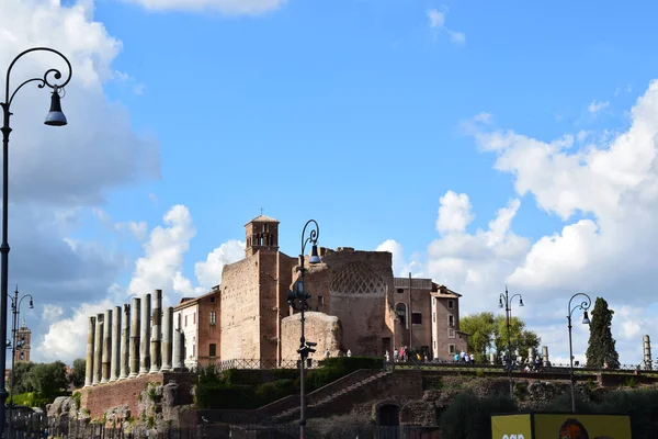 Tempio Venere Roma Basílica Santa Francesca Romana Centro Histórico Roma — Foto de Stock