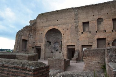 Palatine Hill 'in kalıntıları - Roma, İtalya