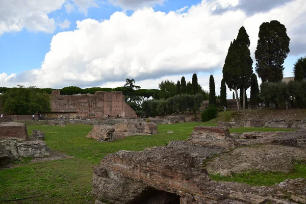 Ruïnes Van Palatine Hill Rome Italië — Stockfoto
