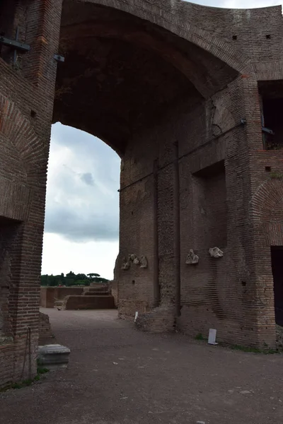 Reruntuhan Bukit Palatine Roma Italia — Stok Foto