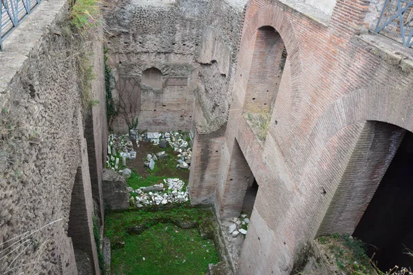 Ruines Colline Palatine Rome Italie — Photo