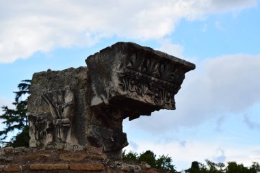 Palatine Hill 'in kalıntıları - Roma, İtalya