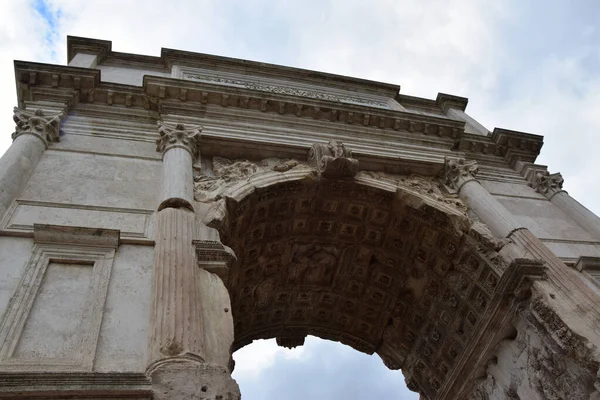 Fórum Romano Roma Itália — Fotografia de Stock