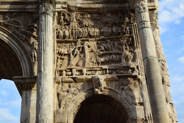 Fórum Romano Roma Itália — Fotografia de Stock