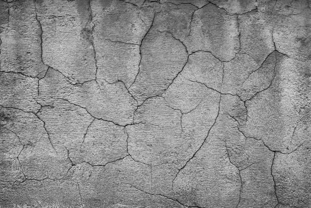 Cracked Concrete Wall