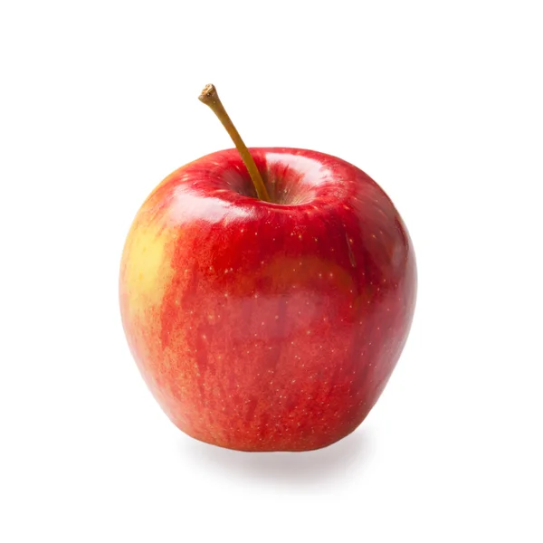 Fresh red apple on a white background — Stock Photo, Image