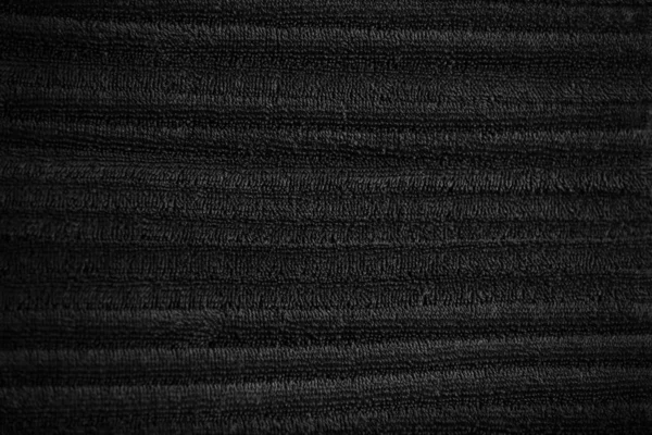 Gestapelde Zwarte Badkamer Handdoeken Achtergrond Kuuroord Kapsalon — Stockfoto