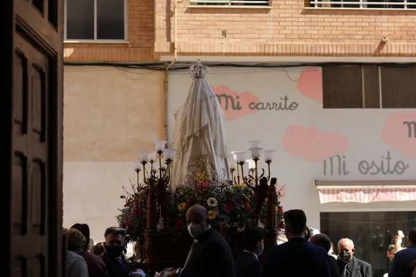 Castellon España Abril 2022 Semana Santa Tradicional Española Procesión Domingo —  Fotos de Stock