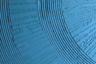 Soyut tuval desenli mavi duvar arkaplanı. Yüksek kalite fotoğraf.