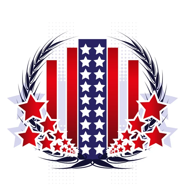 USA Emblem — Stock Vector