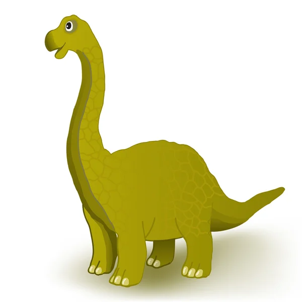 Söta dinosaurierna ClipArt. — Stock vektor