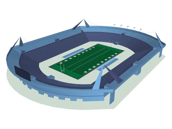 Estadio de fútbol americano — Vector de stock