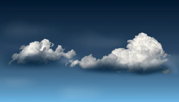 Nubes — Vector de stock