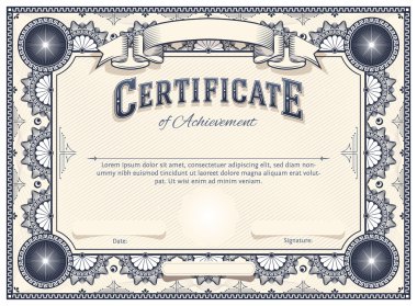 diploma veya sertifika şablonu