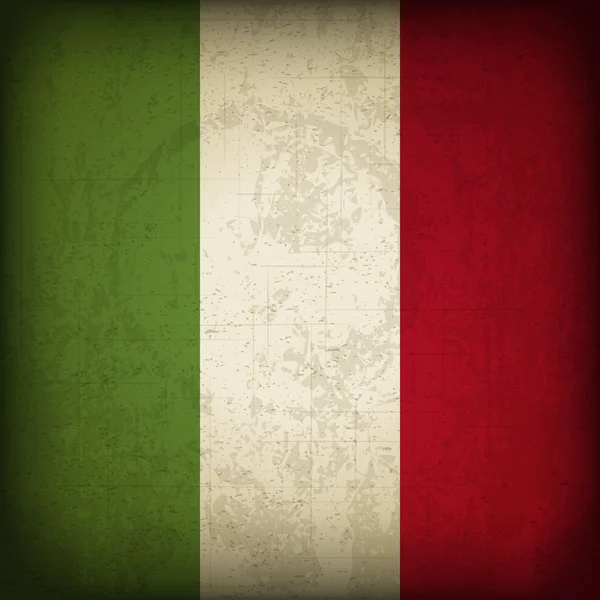 Olasz zászló — Stock Vector