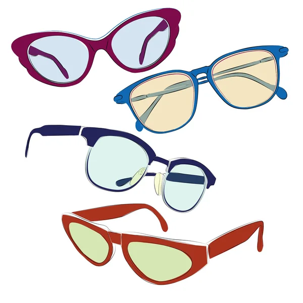 Gafas vintage — Vector de stock