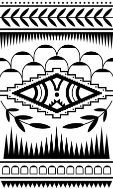 etnik vektör desen arka plan