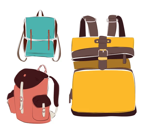 Vector fashion tassen set — Stockvector