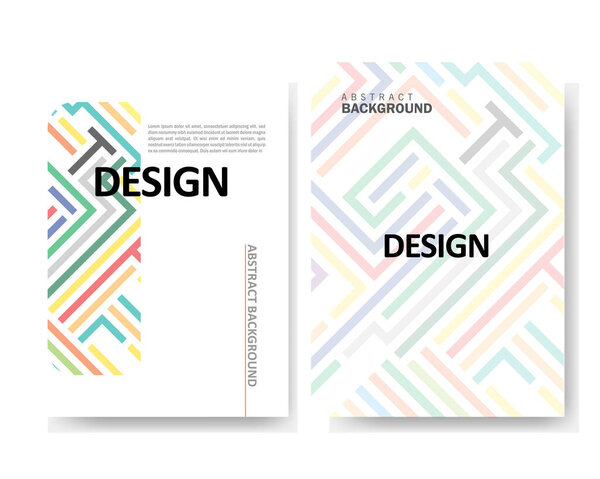 abstract background flyer royalty free vector design