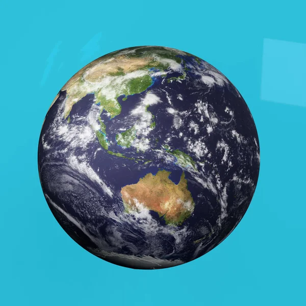 Globe earth 3d Illustration stock image Earth Map Satellite View